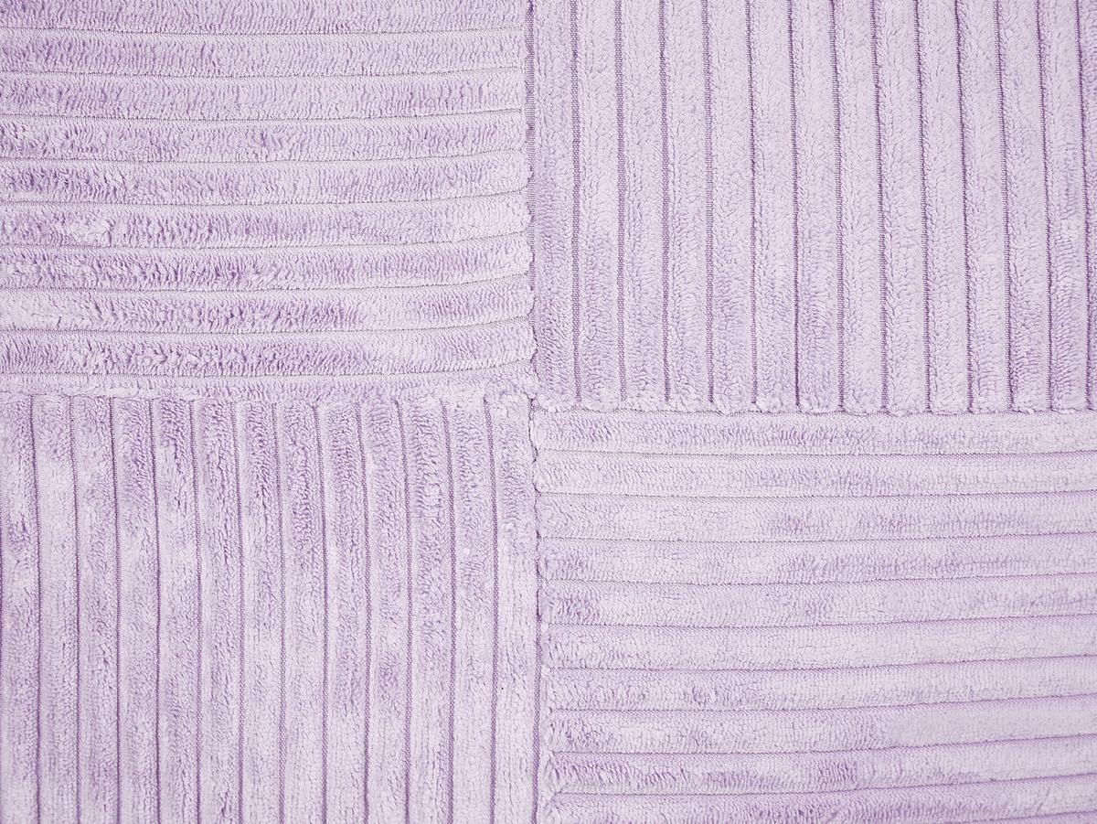 DEKOKISSEN CORD 2er-Set Violett 43/43 cm Millet - Violett, Textil (43/43cm) - Beliani