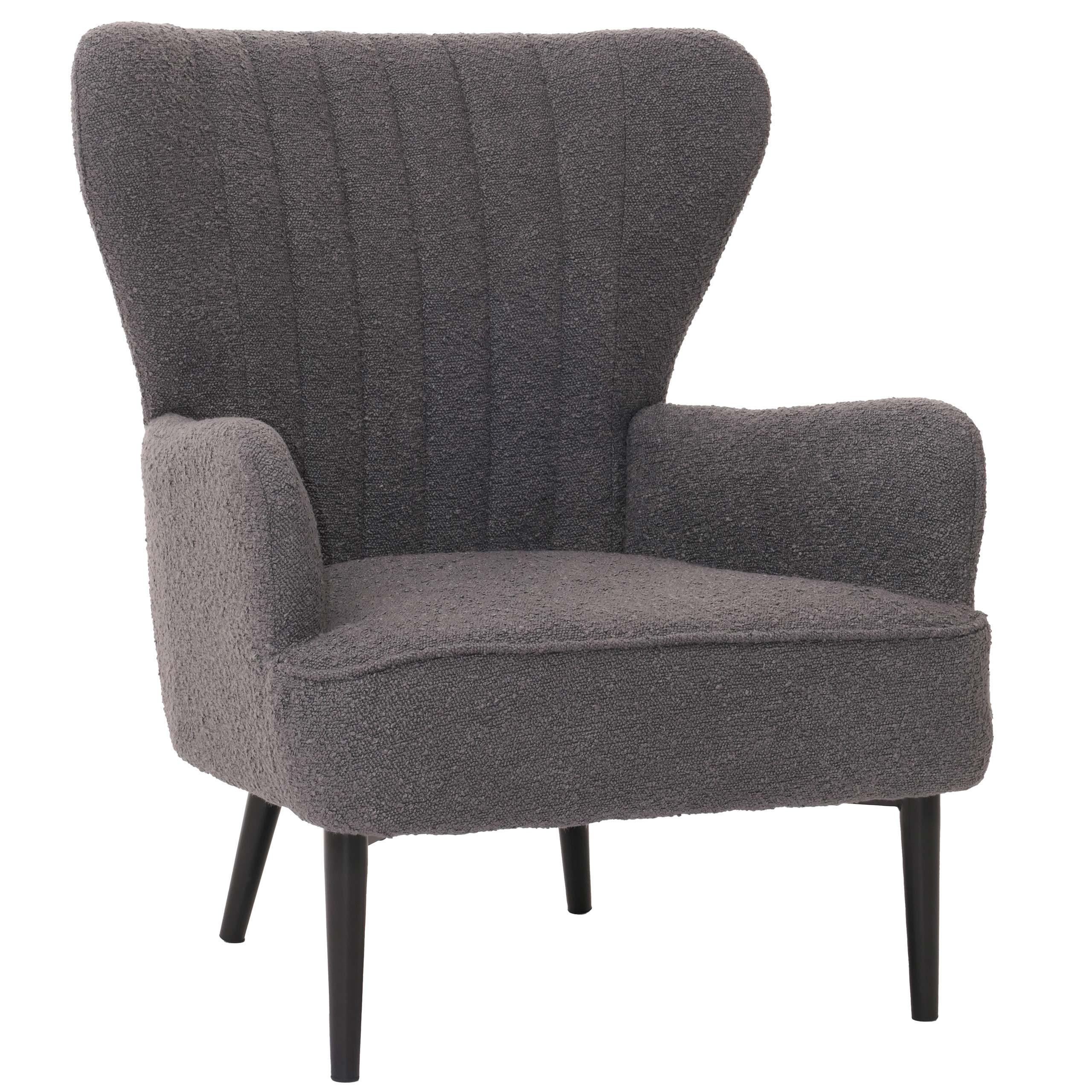 LOUNGE-SESSEL Grau - Grau, Textil (75/80/78cm) - MCW