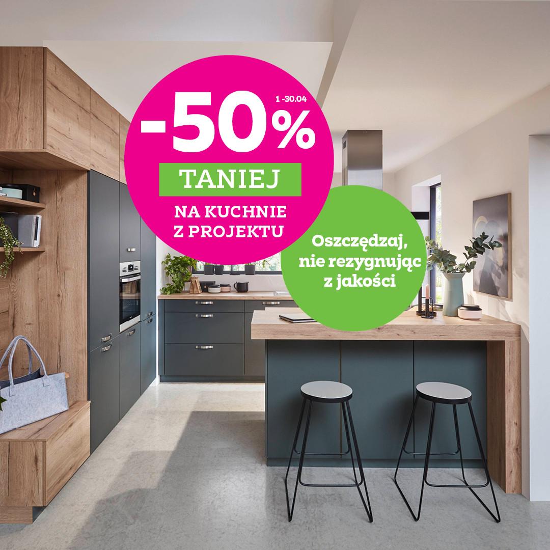 -50% na kuchnie z projektu
