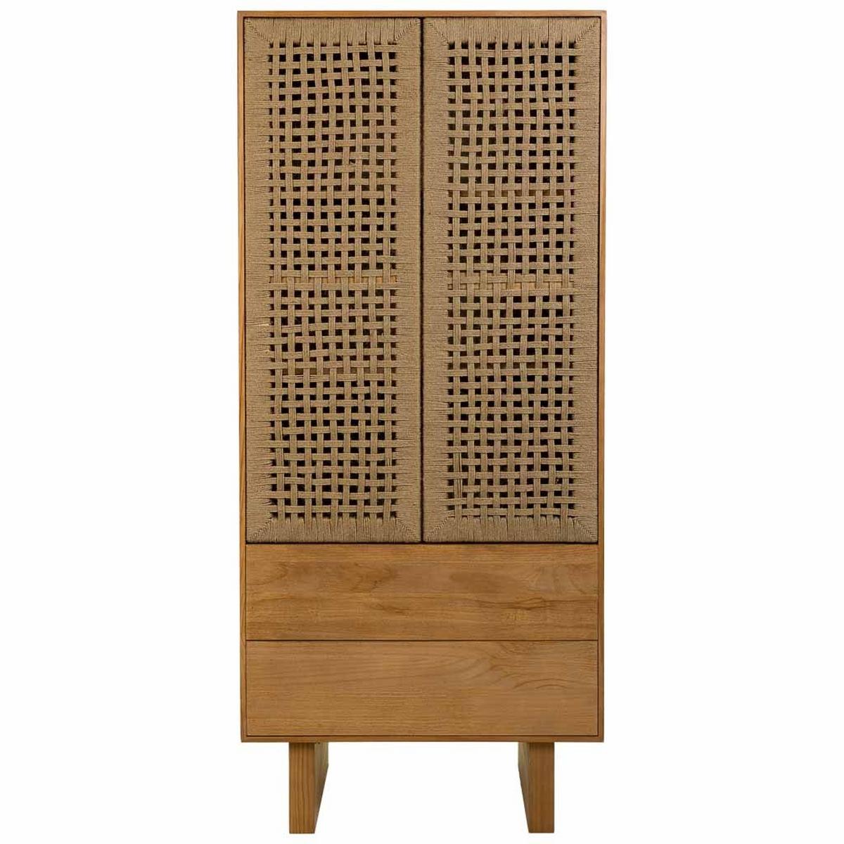 SCHRANK aus Holz 75x45x170 cm - Braun, Holz (75/170/45cm) - Wanderlust