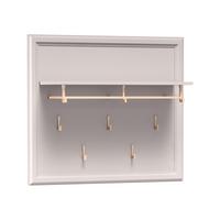 KLEIDERHAKENBRETTER Windsor W-22 - Kaschmir, Holzwerkstoff (100/92/25cm) - MIRJAN24