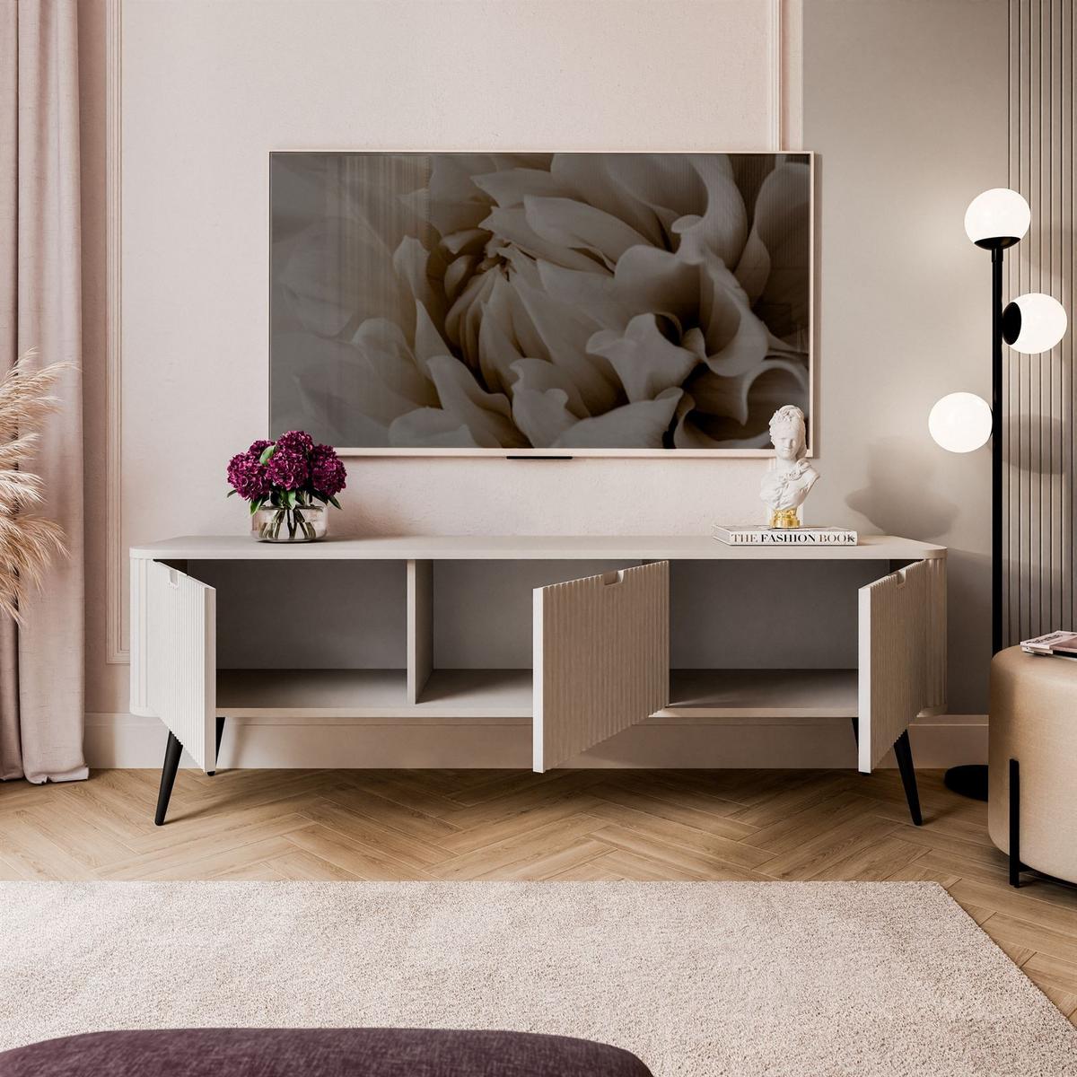 TV Element ZAIRA RTV168 Kaschmir - Kaschmir, Holzwerkstoff (168/57/39cm) - Lookway
