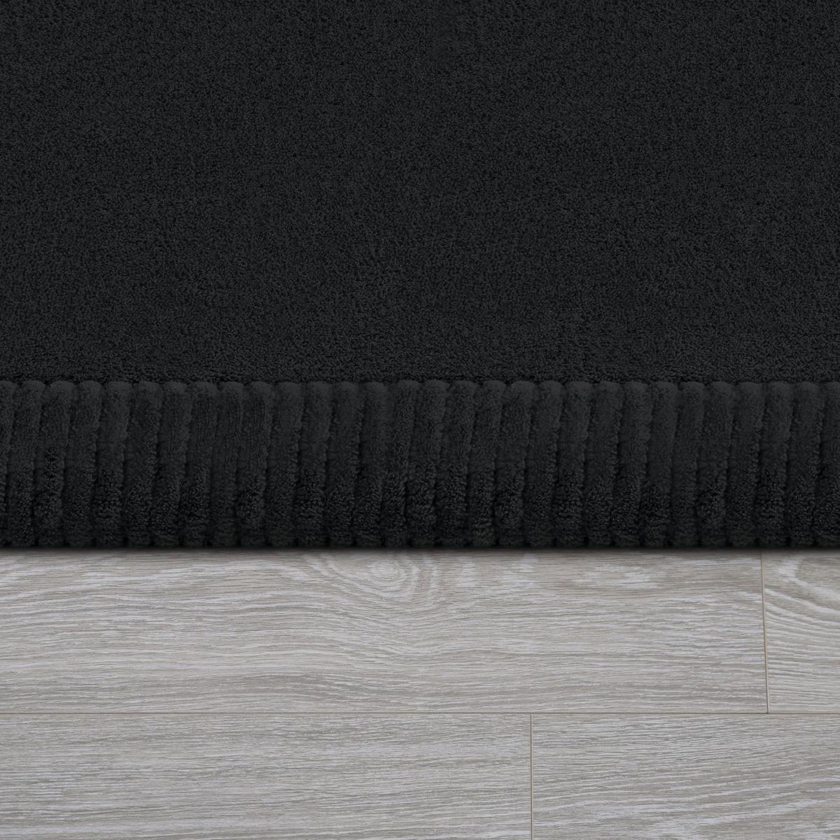 KINDERTEPPICH Schwarz Ø 120 cm - Schwarz, Kunststoff (120/120cm) - TT Home