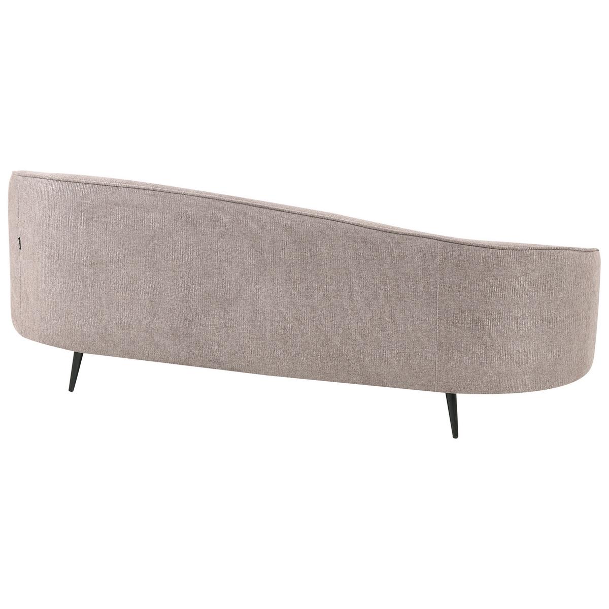 2-SITZER-SOFA Stoff Braun Savar - Schwarz/Braun, Textil (183/69/84cm) - Beliani