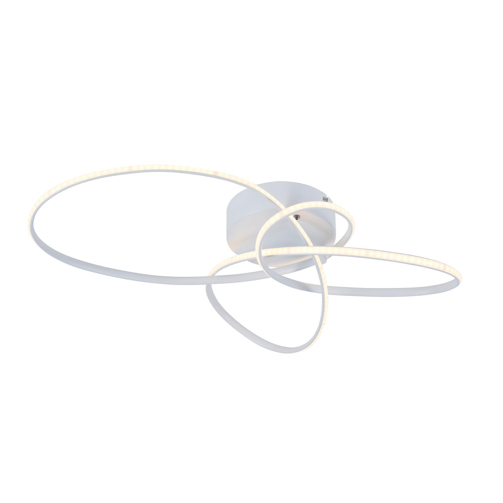 LED DECKENLEUCHTE Nythveth 52,5/35,5/11,5 cm - Weiß, Kunststoff/Metall (52.5/35.5/11.5cm) - ZMH