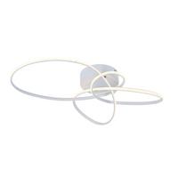 LED DECKENLEUCHTE Nythveth 52,5/35,5/11,5 cm - Weiß, Kunststoff/Metall (52.5/35.5/11.5cm) - ZMH