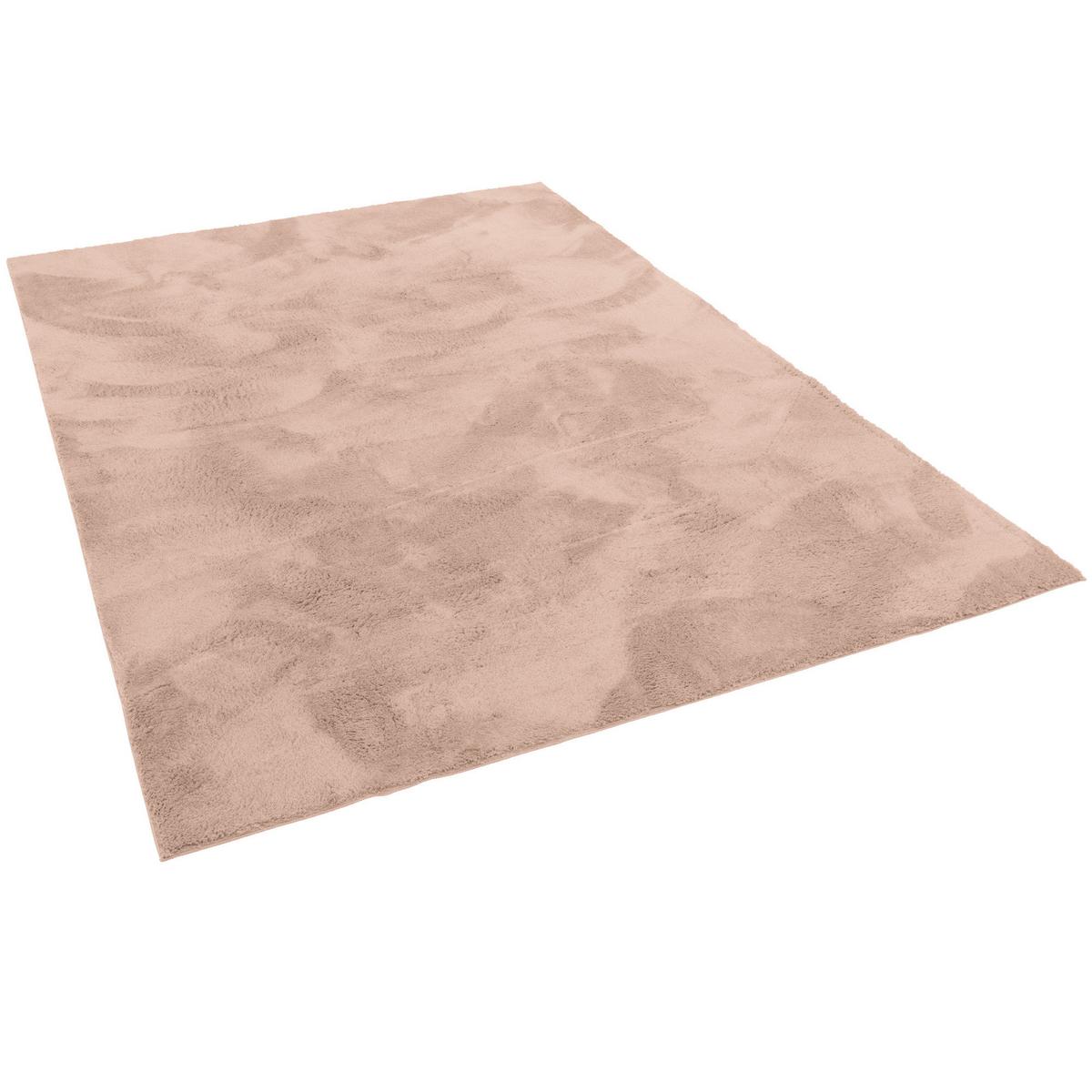 FELLTEPPICH SUPER SOFT PEARL - Altrosa, Textil (160/230cm) - Pergamon