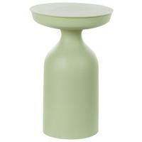 BEISTELLTISCH Metall hellgrün rund 33 cm Tenjo - Grün, Metall (33/33/50cm) - Beliani