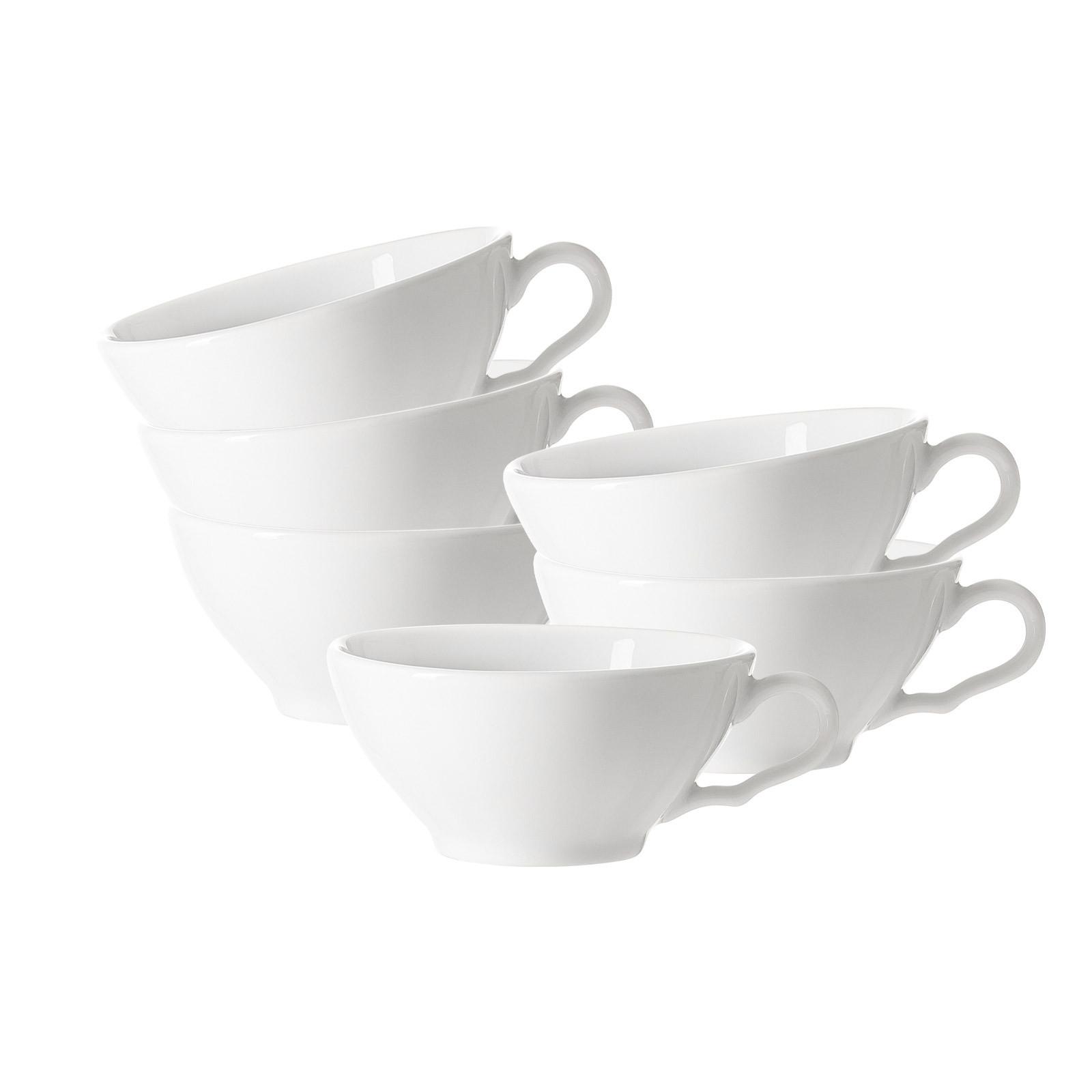 TEETASSEN Ostfriese Weiß 100 ml 6er Set - Weiß, Keramik (0.1L) - Ritzenhoff Breker