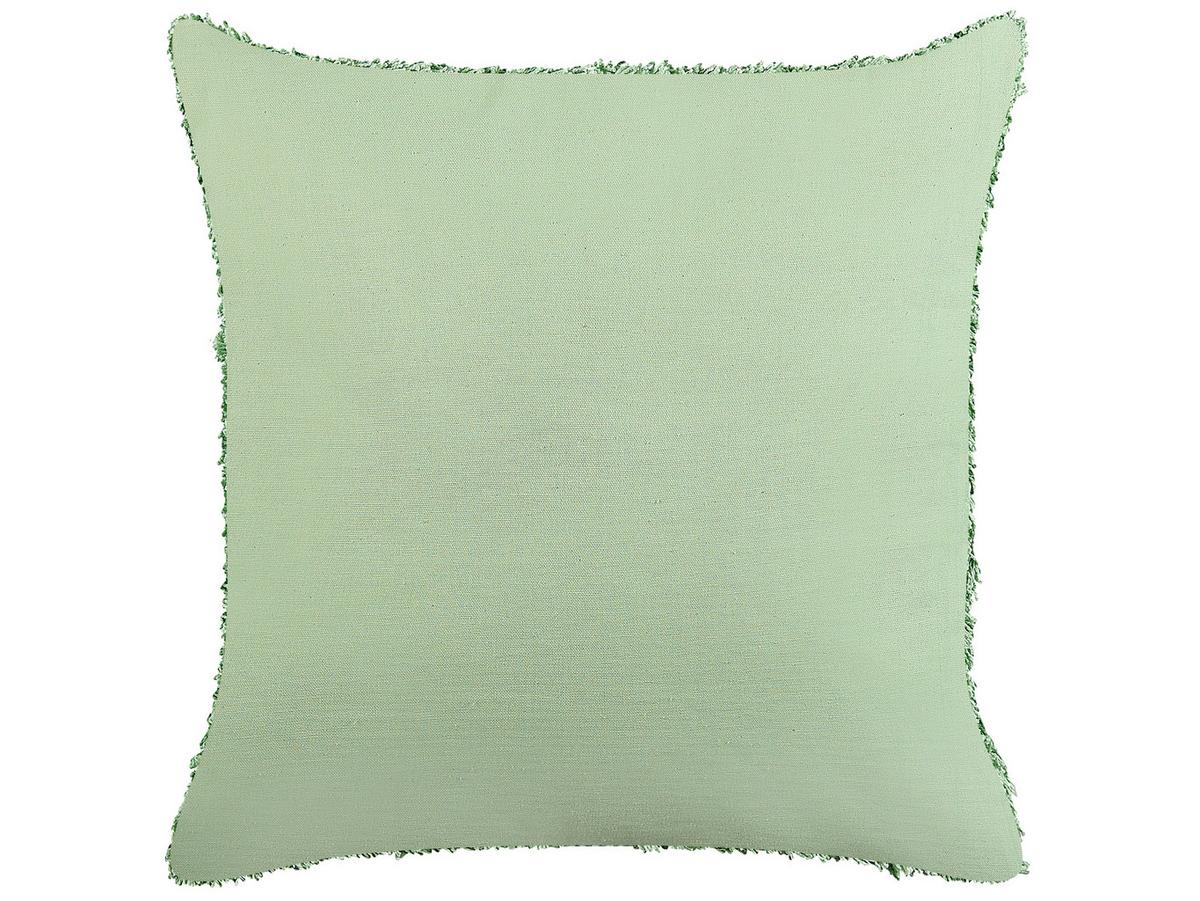 DEKOKISSEN 2er-Set Hellgrün 45/45 cm Rhoeo - Hellgrün, Naturmaterialien/Textil (45/45cm) - Beliani