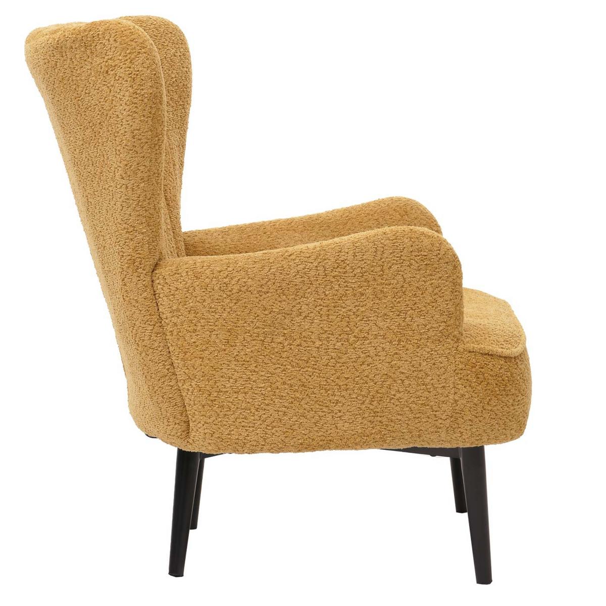 LOUNGE-SESSEL Gelb - Gelb, Textil (75/80/78cm) - MCW