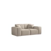 SOFA Celes Premium 2-sitzer Opera Velvet - Beige, Holzwerkstoff/Textil (186/73/88cm) - Fun Möbel