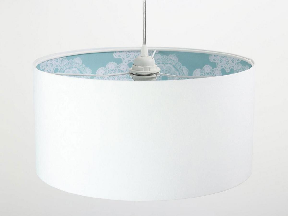 HÄNGELEUCHTE Blau 30/20 cm - Blau/Weiß, Kunststoff (30/0.45/20cm) - ONZENO
