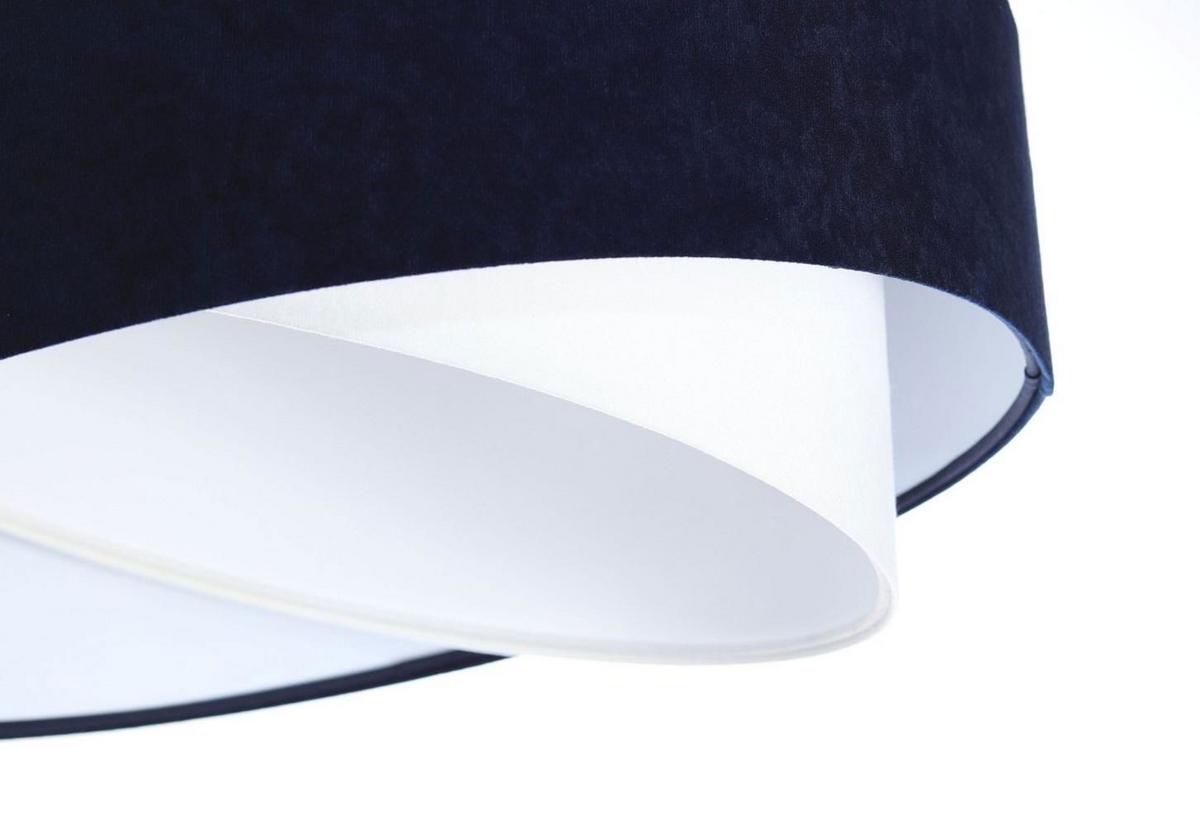 HÄNGELEUCHTE Blau 50/23 cm - Weiß, Kunststoff (50/1/23cm) - ONZENO
