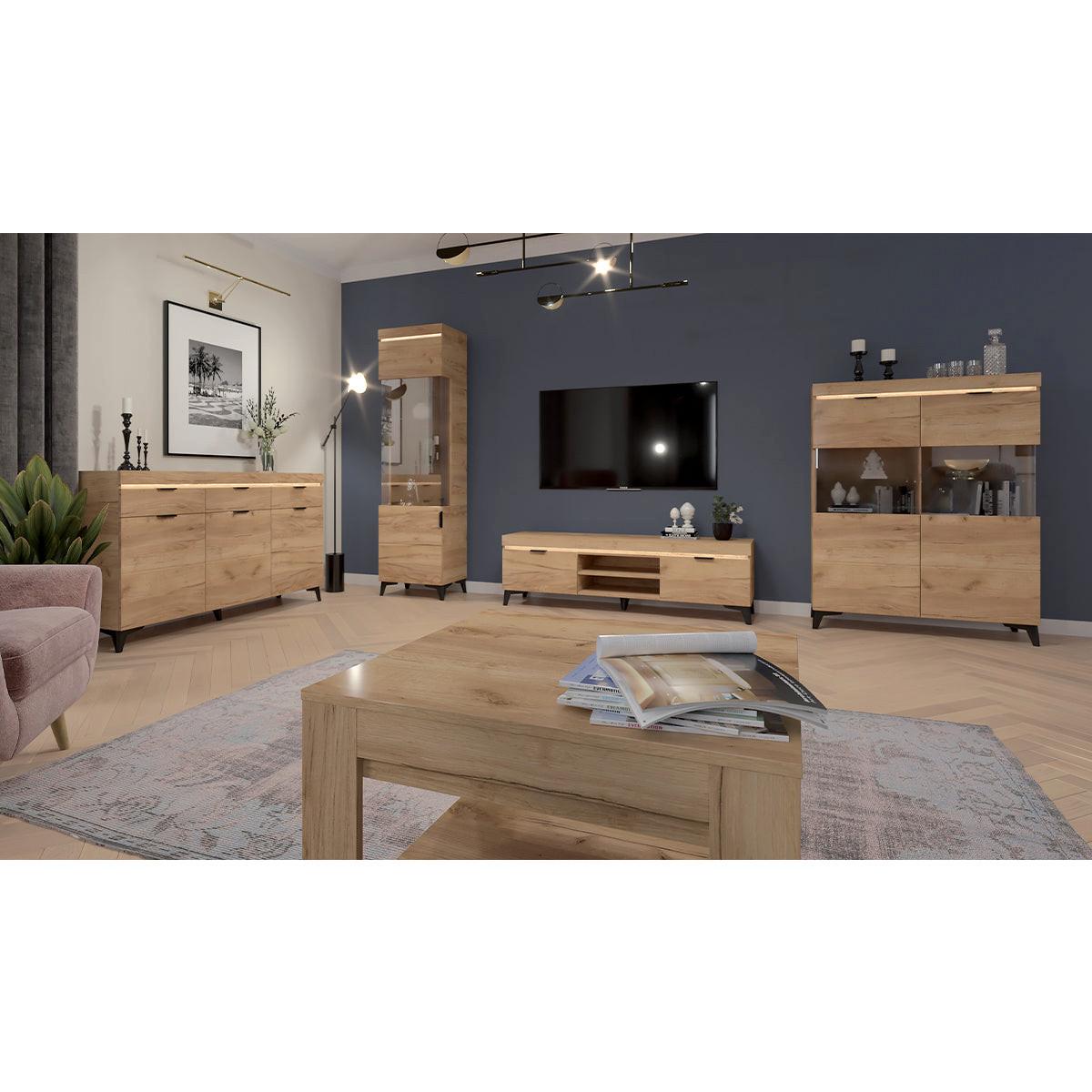 TODO - Braun, Holzwerkstoff (53/195/40cm) - Petits-meubles
