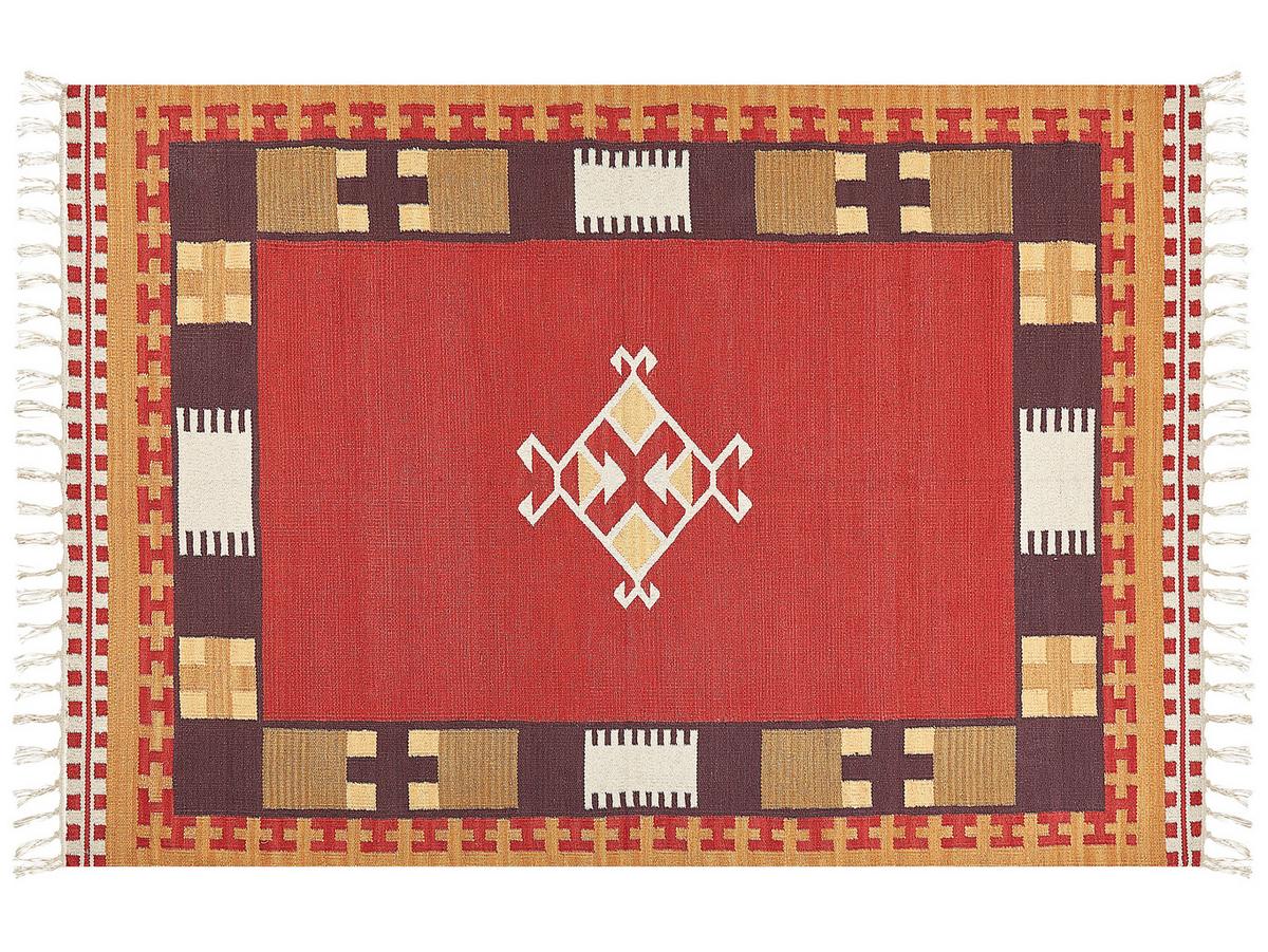 KELIM-TEPPICH Parakar 230/160 cm - Multicolor, Textil (160/230cm) - Beliani