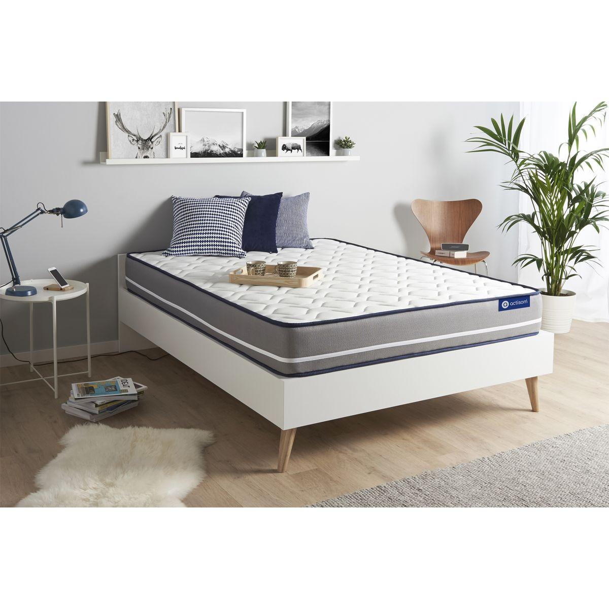 MATRATZE Actimemo pur Memory-Schaum 133 x 183 cm h3 - Weiß, Textil (133/183cm) - ACTISOM