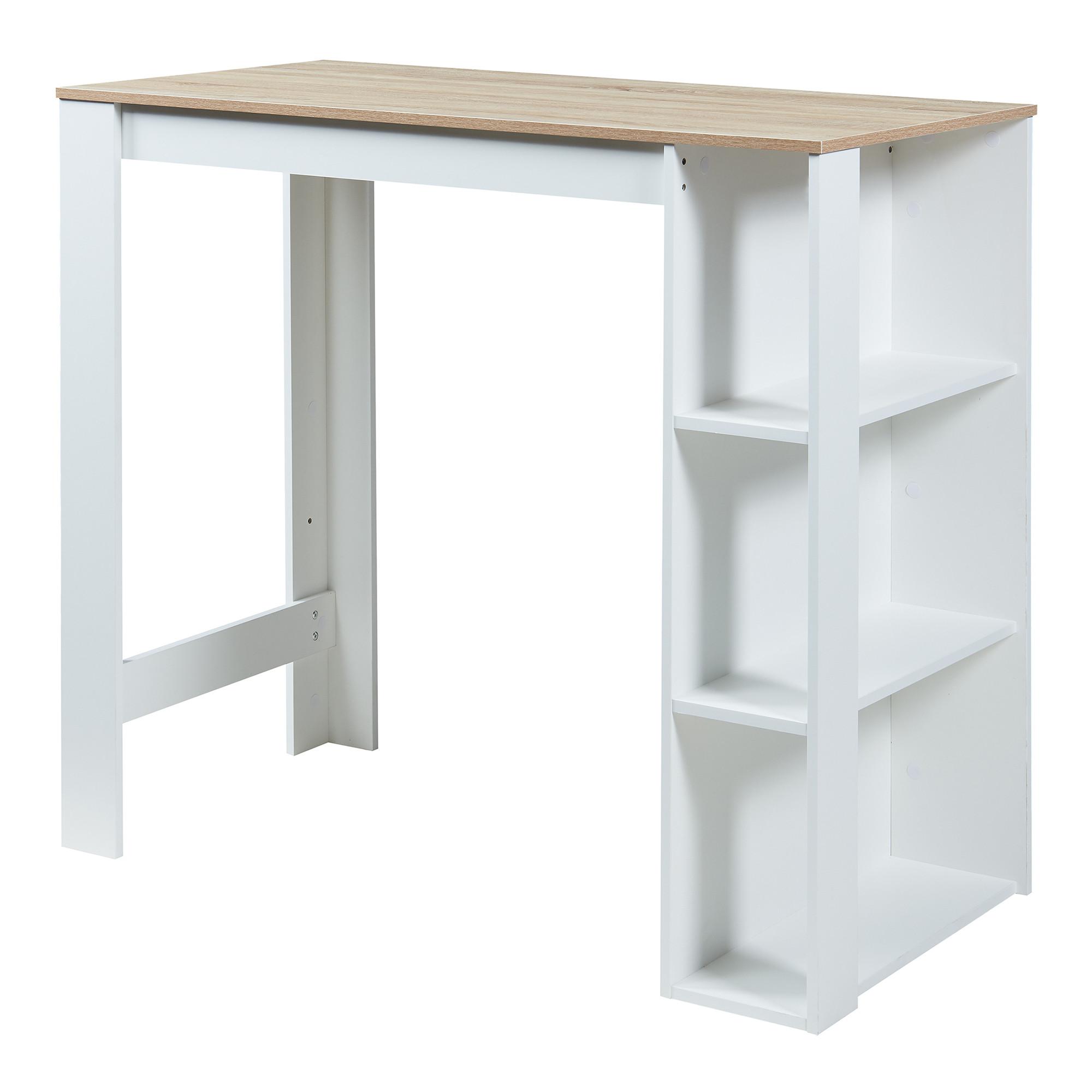BARTISCH Danderyd - Eichefarben/Weiß, Holzwerkstoff (60/120/105.5cm) - [en.casa]
