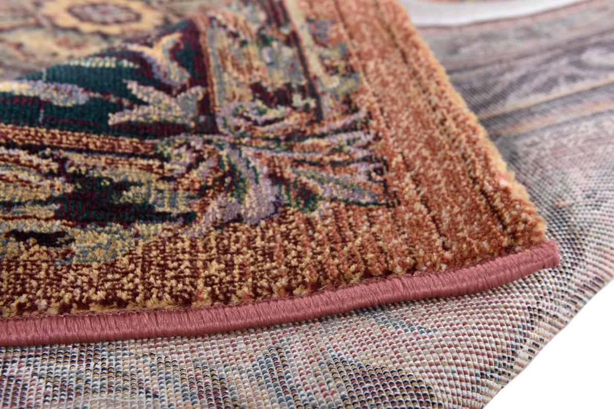 WEBTEPPICH Gabiro 856 160x160 cm - Rostfarben, Textil (160/160cm) - THEKO