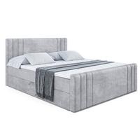 BOXBETT CELESTIA-Z - 120x200 cm - H4 - Hellgrau - Hellgrau, Holzwerkstoff (120/200cm) - ALTDECOR