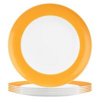 SPEISETELLER Liberty Pure Colors Mango Orange ø 27 cm 6er Set - Orange, Keramik (27.3cm) - Seltmann Weiden