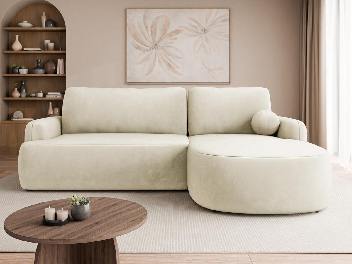 ECKSOFA Loridu, Seite: Rechts - Schwarz/Mokka, Holz/Kunststoff (250/174cm) - MIRJAN24