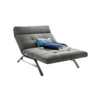 LIEGE MIT MOTORISCHER RELAXFUNKTION AMERIVA Silber Velvet Relaxfunktion - Silberfarben, Textil (120/110/158cm) - KAWOLA