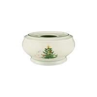 STÖVCHEN Marieluise Weihnachten weiß-grün ø 15,3 cm - Weiß/Grün, Keramik (15.3/7.7cm) - Seltmann Weiden