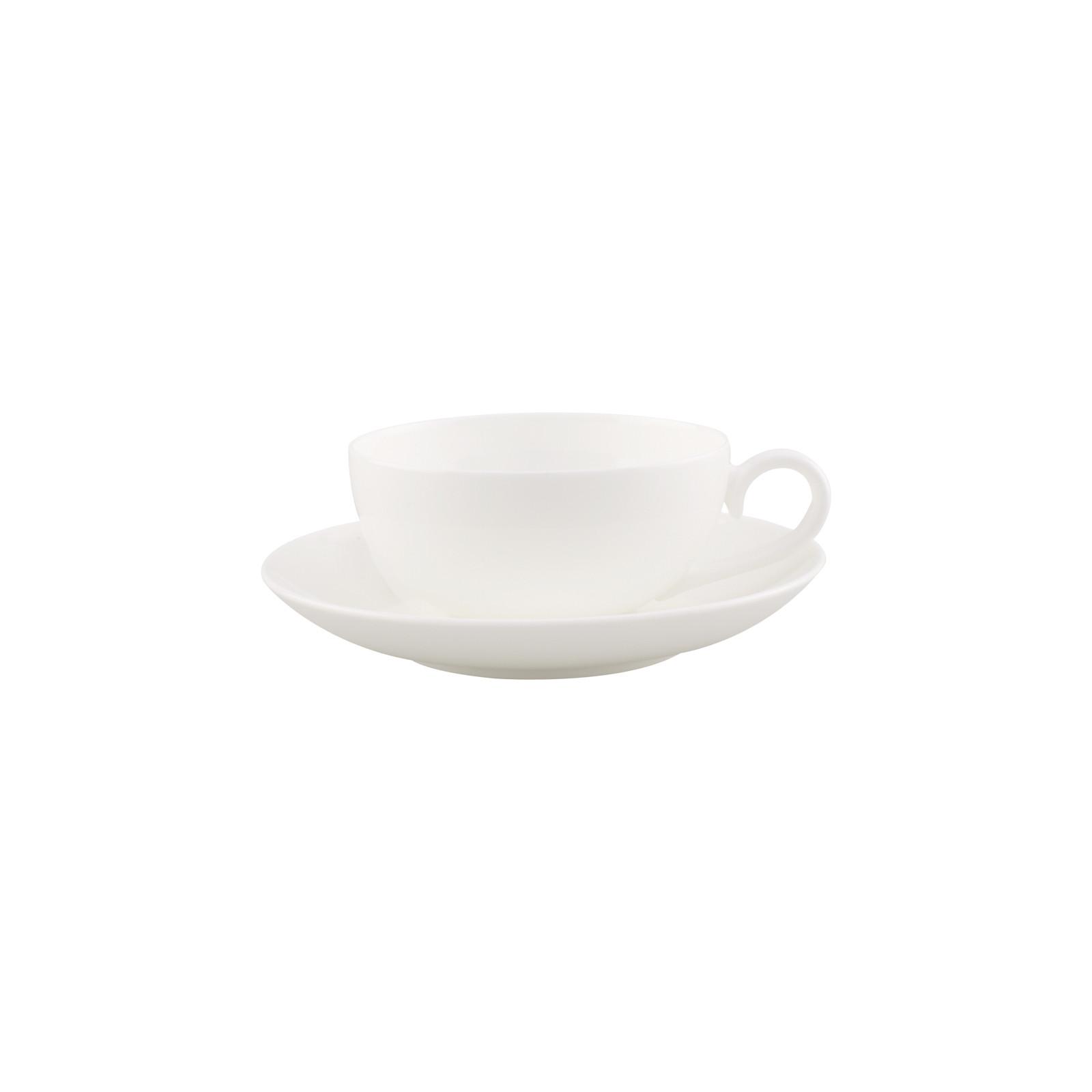 TEETASSE MIT UNTERTASSE Royal weiß 120 ml - Weiß, Keramik (15/7.5/15cm) - Villeroy & Boch