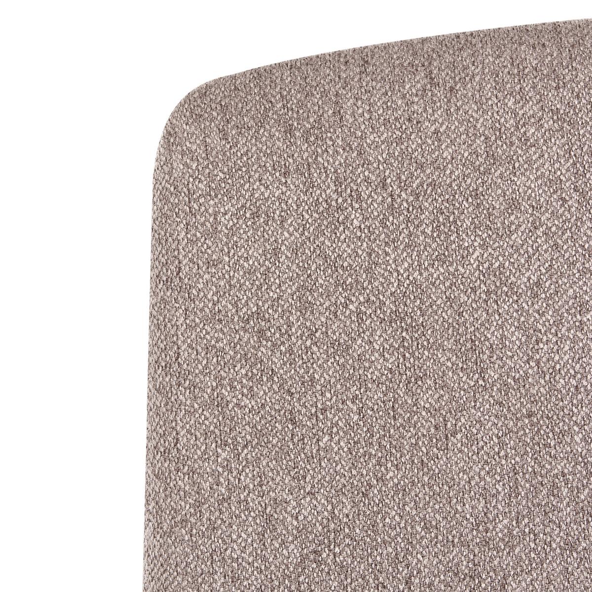 BÜROSTUHL Stoff Braun Captain - Braun, Textil (62/100/58cm) - Beliani