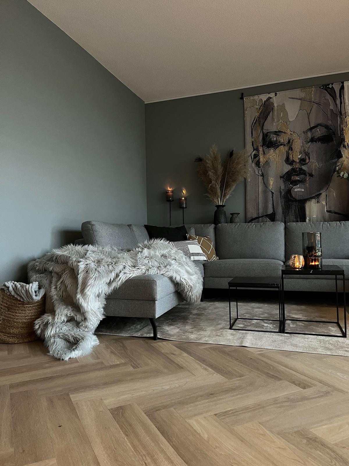 TAGESDECKE Grau 200 x 220 cm Delice - Grau, Textil (200/220cm) - Beliani