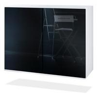 KOMMODE Skadu Schwarz Hochglanz - Schwarz Hochglanz, Holzwerkstoff (92.5/73.5/35cm) - Vladon