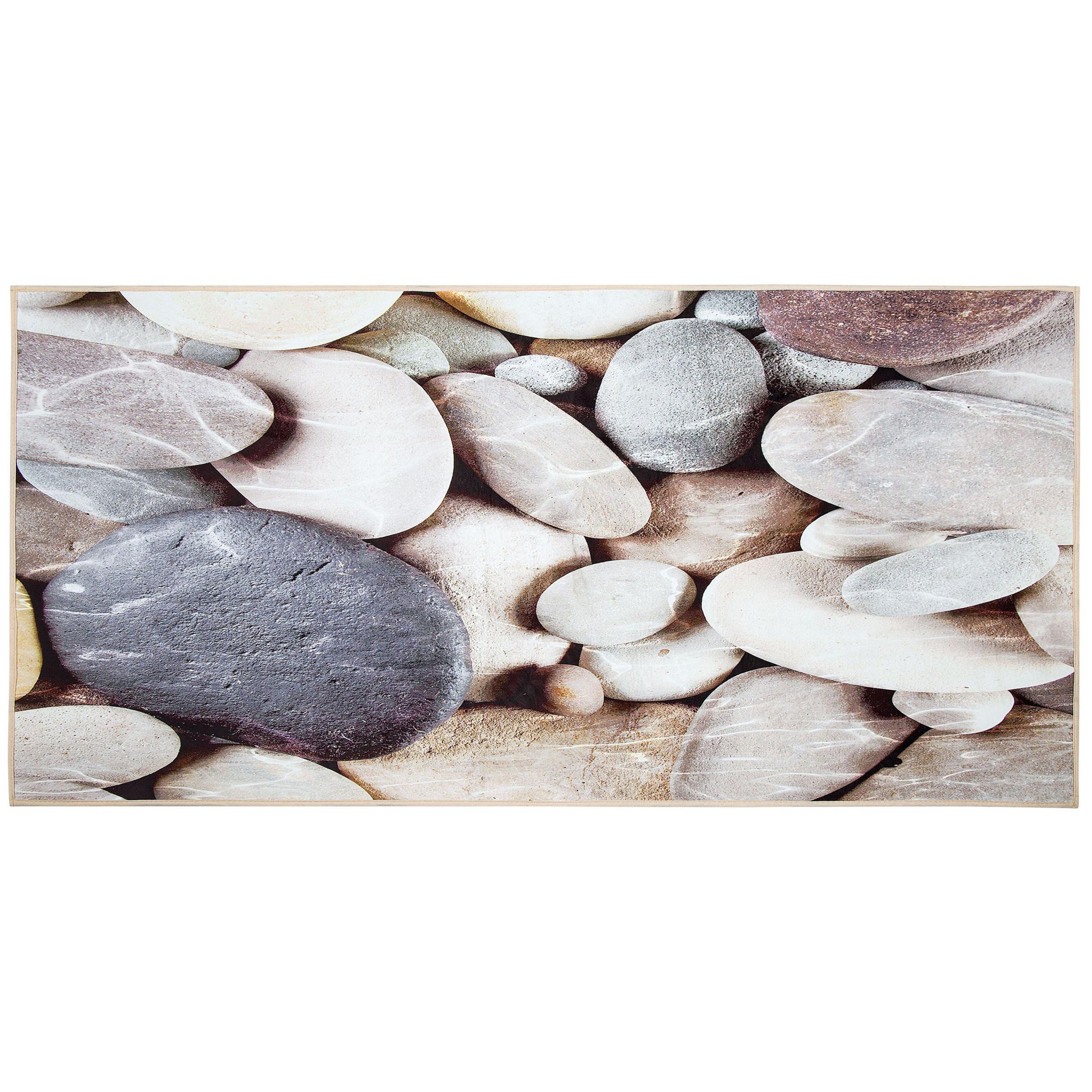 KURZFLOR-TEPPICH Denizli 150/80 cm - Multicolor, Kunststoff (80/150cm) - Beliani
