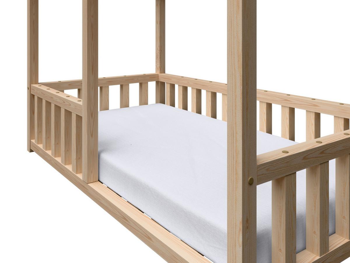 KINDERBETT TAMI 80x160 cm Kieferfarben - Kieferfarben, Holz (80/160cm) - MASSENO