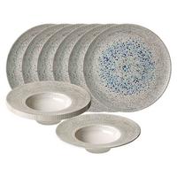 GOURMET-SET Rimini Mosaik grau 12-tlg. - Grau, Keramik (2/2/2cm) - Ritzenhoff Breker