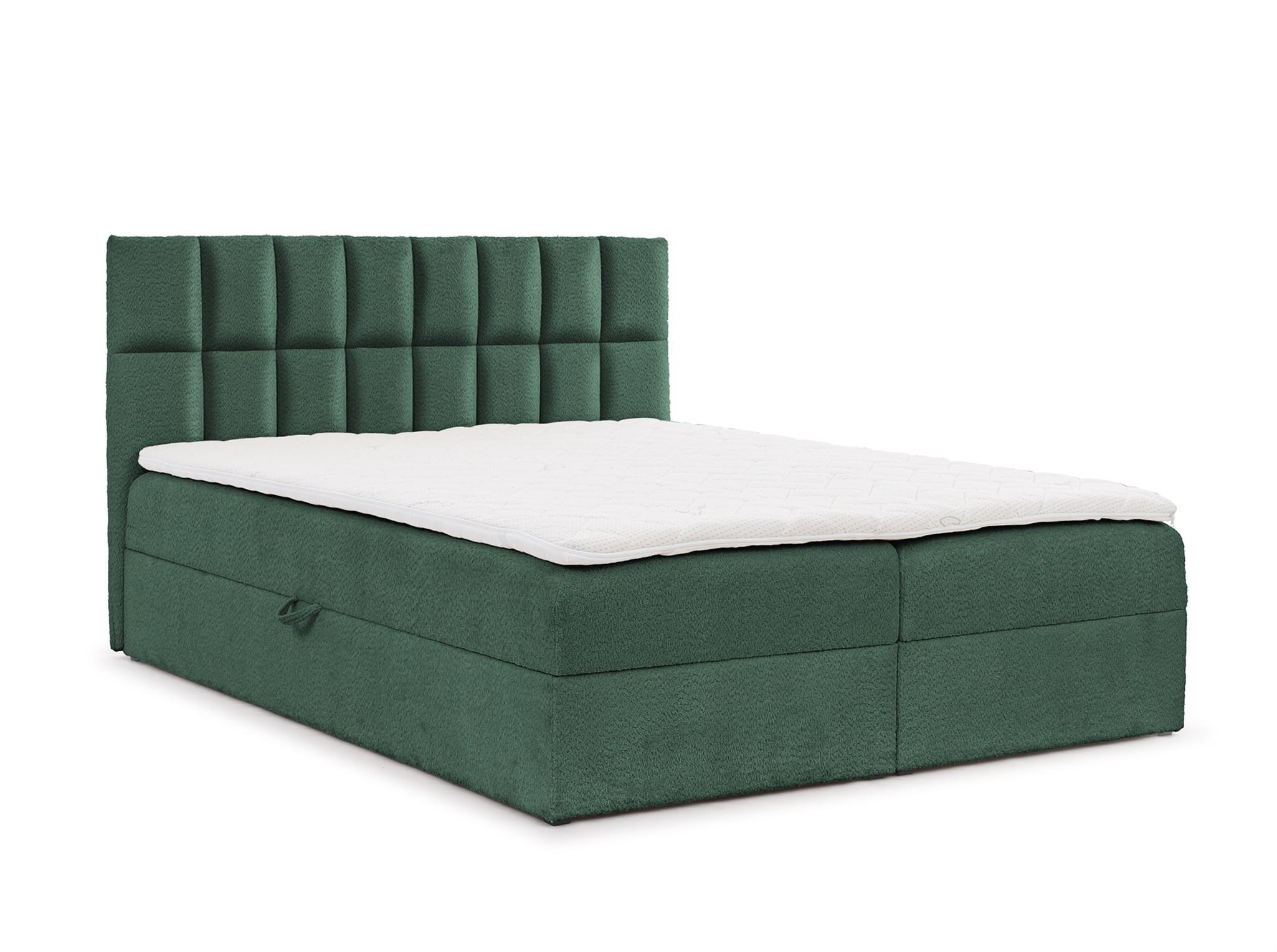 BOXBETT Dominga - Grün, Holzwerkstoff/Textil (160/200cm) - Fun Möbel