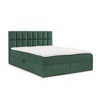 BOXBETT Dominga - Grün, Holzwerkstoff/Textil (180/200cm) - Fun Möbel