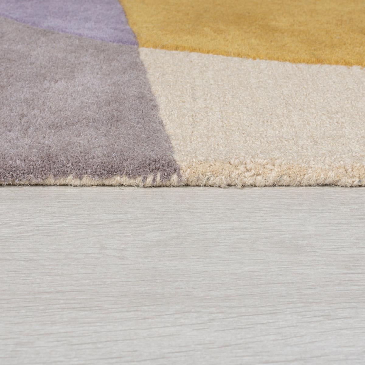 WOLLTEPPICH AIRE, abstrakt, aus Wolle, Bunt, 120 x 170 cm - Multicolor, Textil (170/120cm) - KADIMA DESIGN