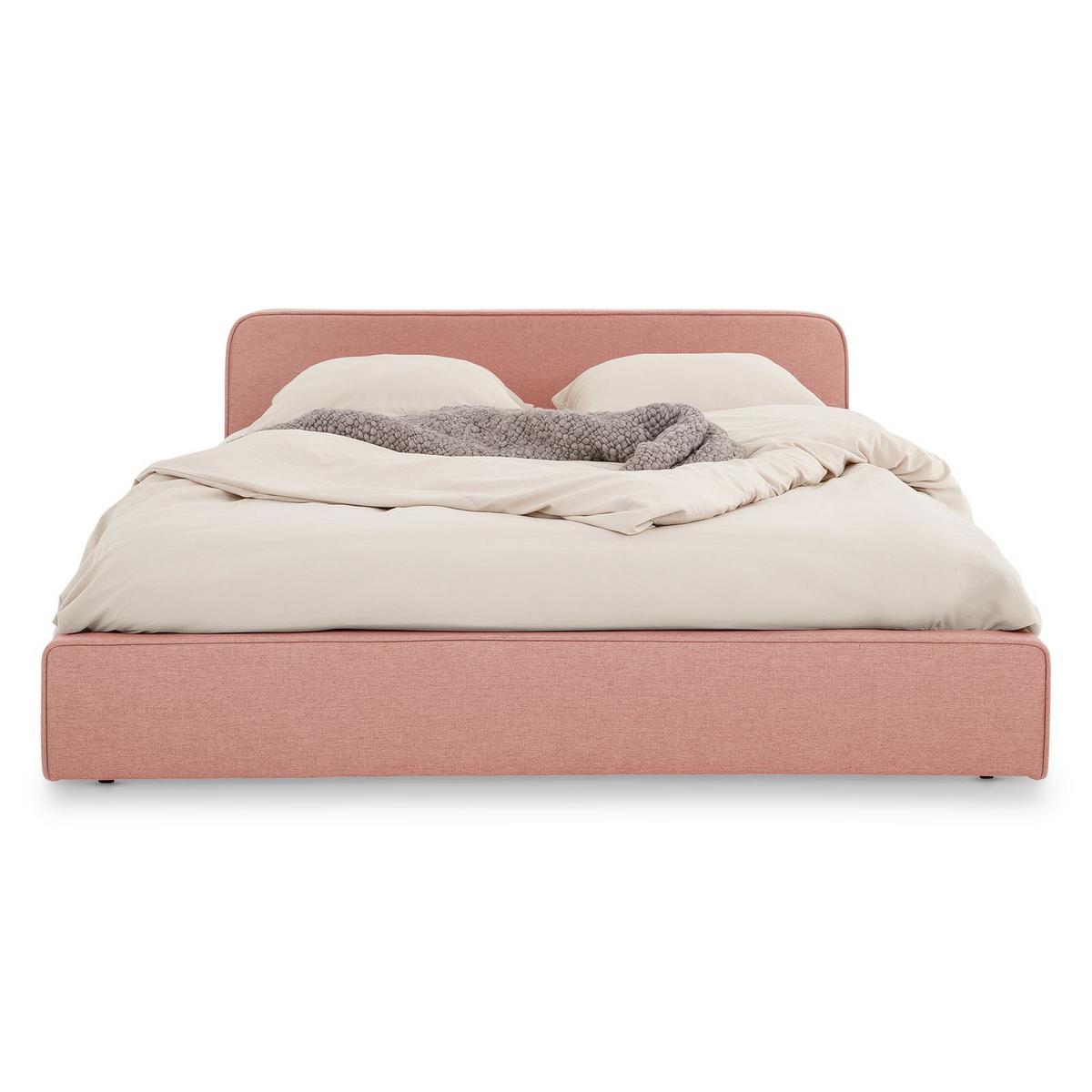 POLSTERBETT MARINI 140X200 CM - Altrosa, Textil (140/200cm) - IDIMEX