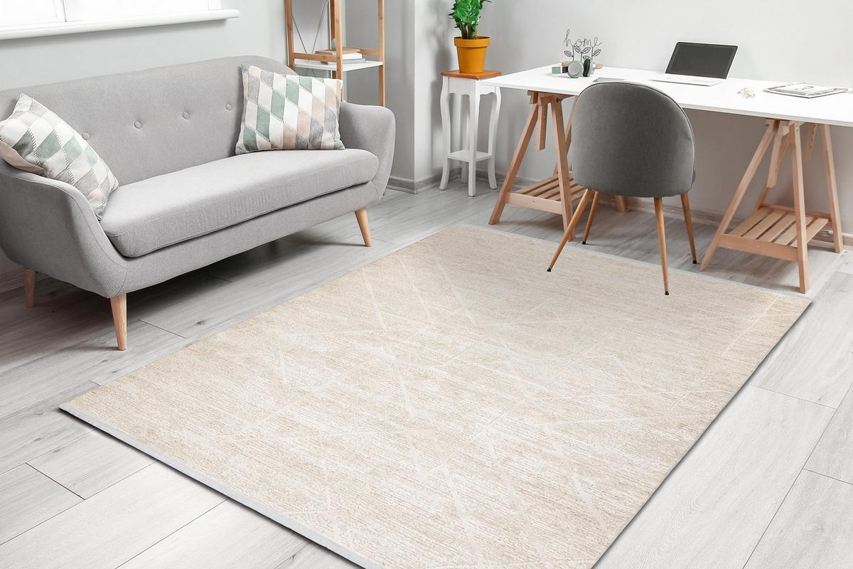 TEPPICH Duke 140/190 cm - Creme, Textil (140/190cm) - rugsX