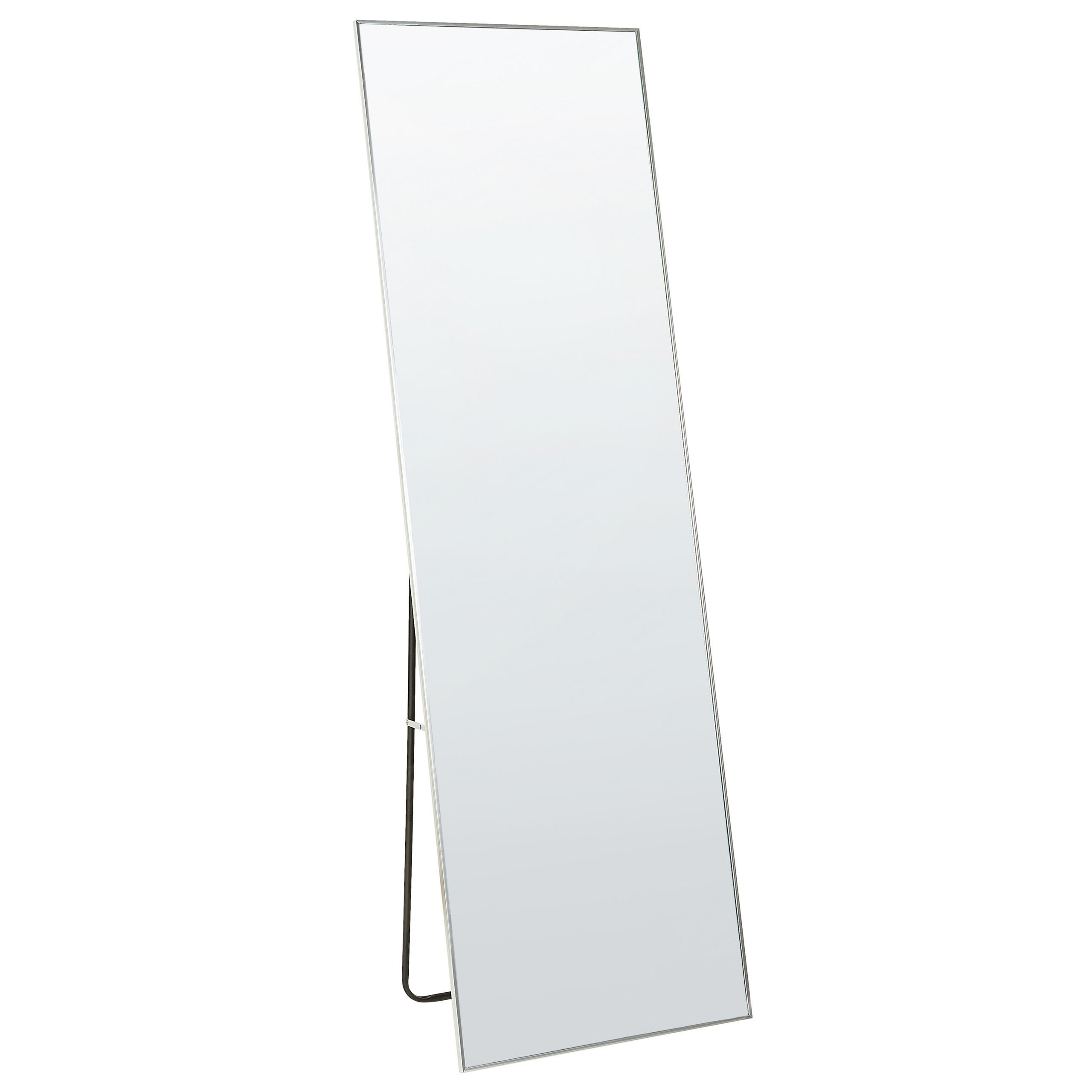 STEHSPIEGEL silber rechteckig 50/156 cm Beauvais - Silberfarben, Metall (7/156/50cm) - Beliani
