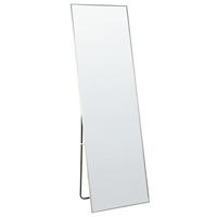 STEHSPIEGEL silber rechteckig 50/156 cm Beauvais - Silberfarben, Metall (7/156/50cm) - Beliani