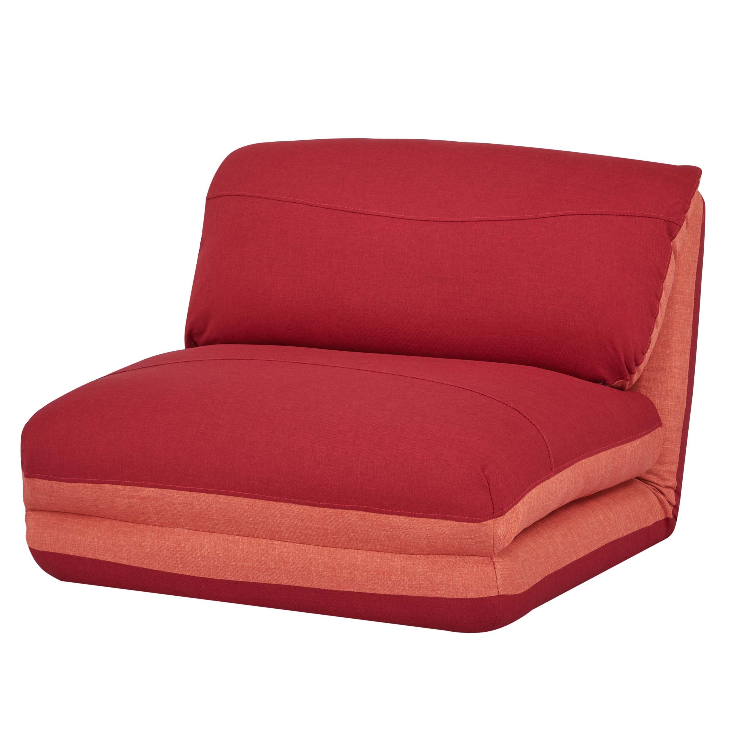 SCHLAFSESSEL Orange, Rot - Rot/Orange, Textil (75/60/75cm) - MCW
