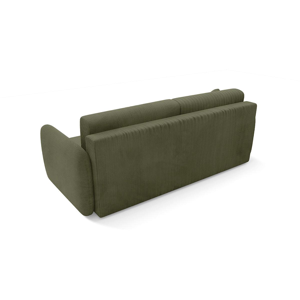 SOFA Dora 3 Sitzplätze Grün - Grün, Holz (233/92/110cm) - Petits-meubles