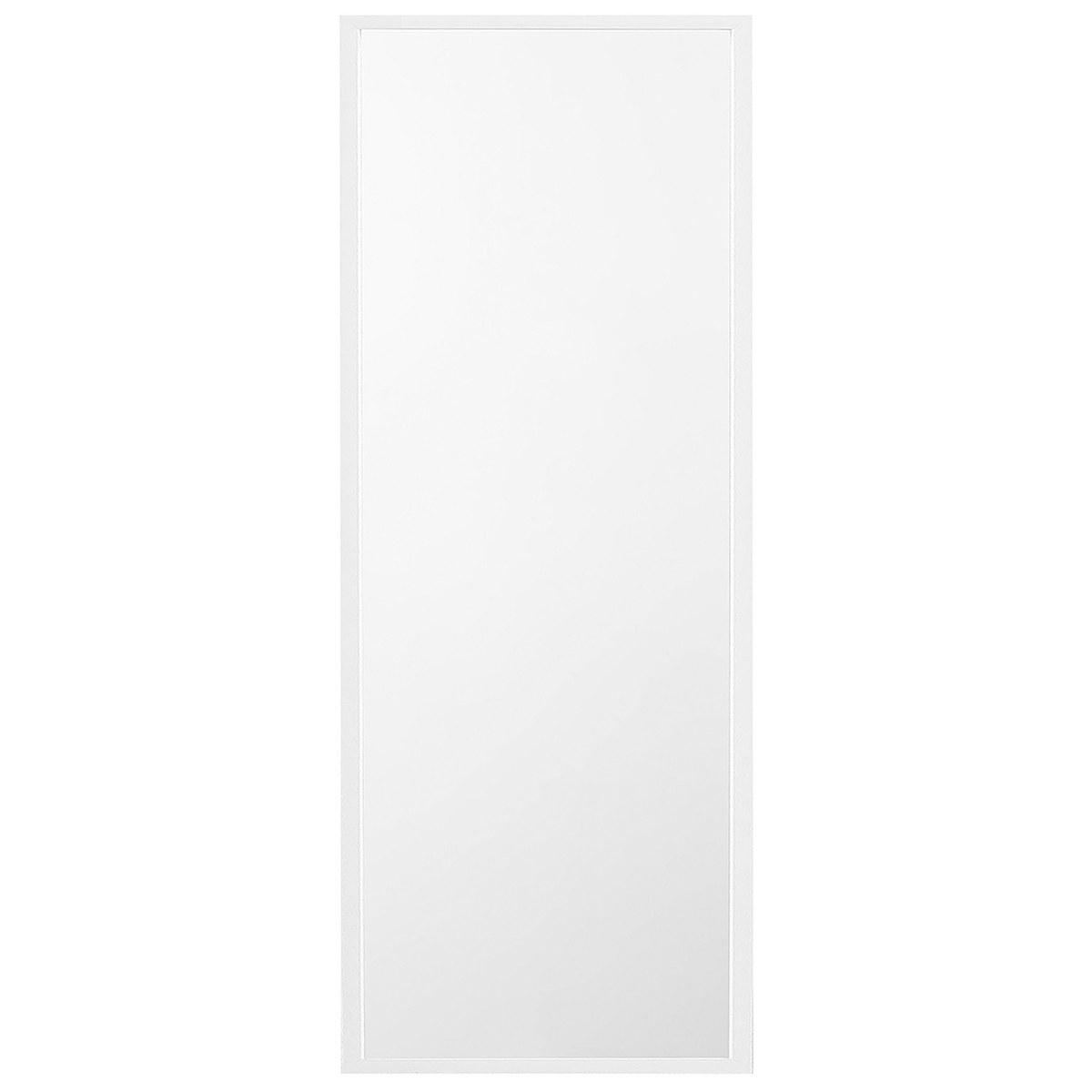 STEHSPIEGEL weiß rechteckig 40/140 cm Torcy - Weiß, Kunststoff (40/140/3cm) - Beliani