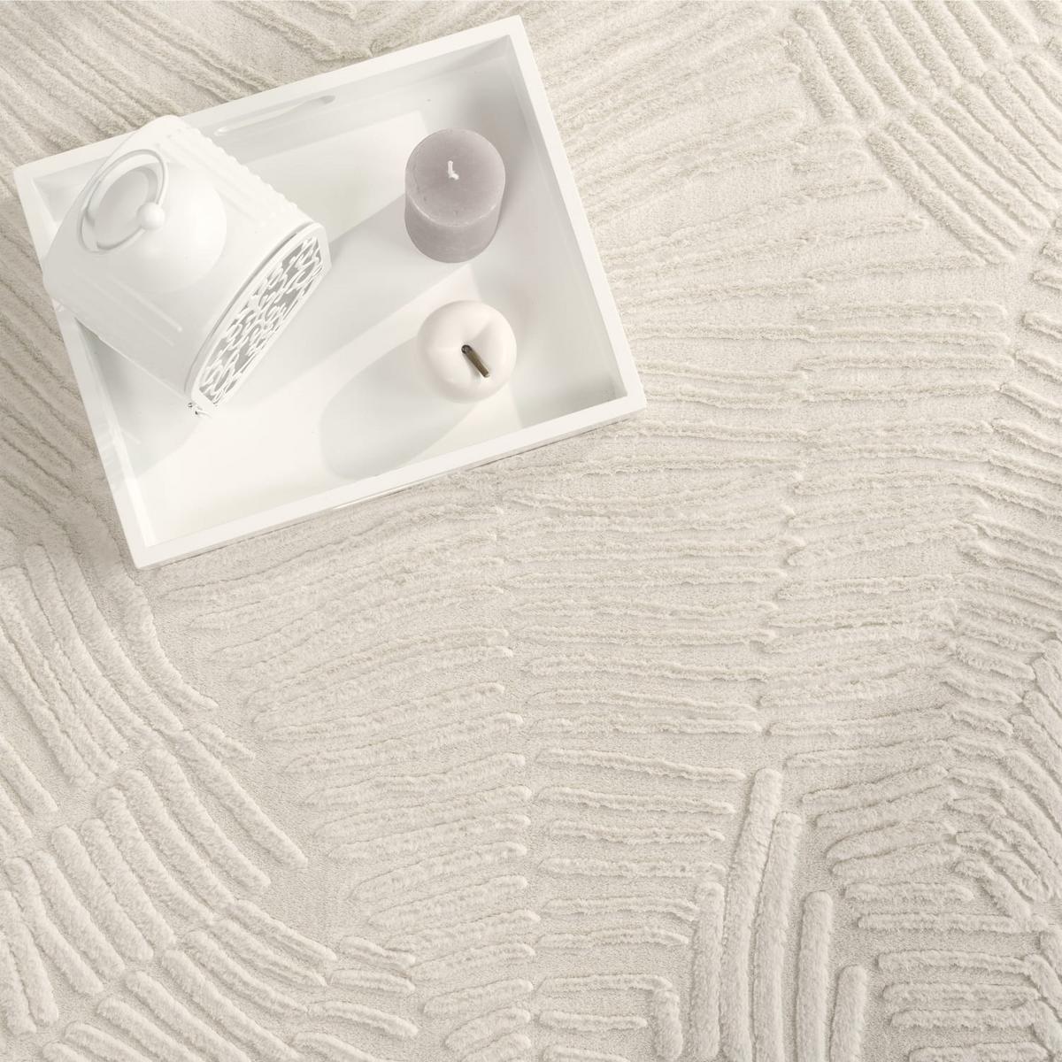 FLACHWEBETEPPICH Boho Creme 200 x 280 cm - Creme, Kunststoff (200/280cm) - TT Home