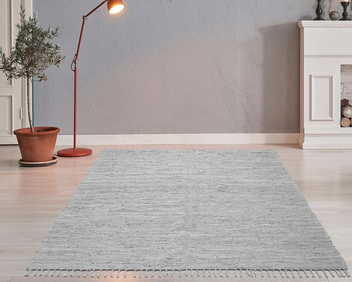 FLECKERLTEPPICH Chindi 160x230 cm - Grau, Textil (160/230cm) - Rug and Roll