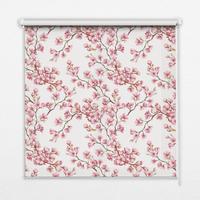 INNENROLLO - Fensterrollo - Rollo - 90x180 cm - Rosa Blütenknospen an einem Baum - Pink, Kunststoff (90/180/0.5cm) - TULUP