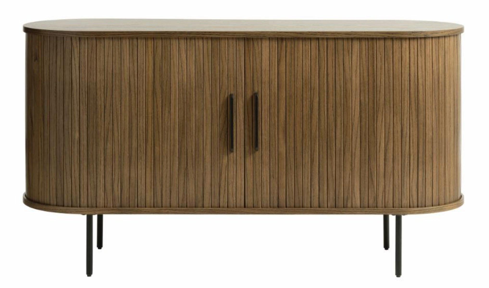 SIDEBOARD Gativel Räuchereiche - Alteiche/Schwarz, Holzwerkstoff/Kunststoff (140/76/45cm) - Selsey