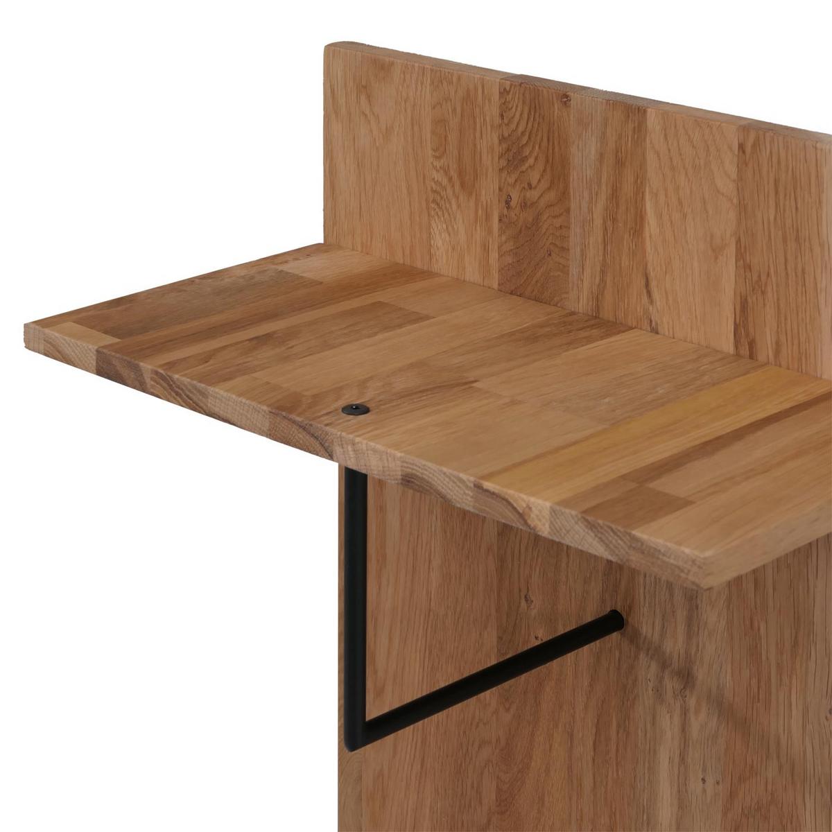 GARDEROBENPANEEL 3ER-SET Eiche Dekor - Eiche Wotan, Holz (42/135/22cm) - MCW